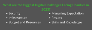 What are the Biggest Digital Challenges Facing Charities in 2023